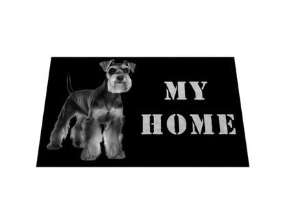 Fußmatte "Schnauzer - MY HOME" – hunde-shirt.de
