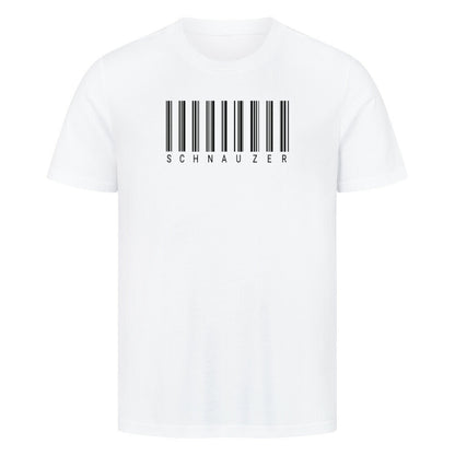 Premium T-Shirt "Schnauzer - Scan" Weiß – hunde-shirt.de