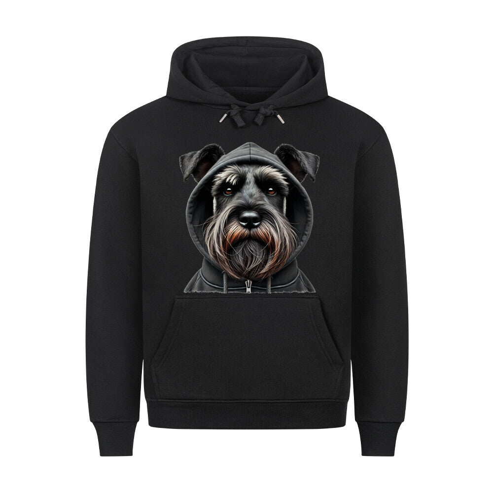 Premium Hoodie "Schnauzer - Hooded" Schwarz – hunde-shirt.de
