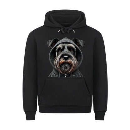 Premium Hoodie "Schnauzer - Hooded" Schwarz – hunde-shirt.de