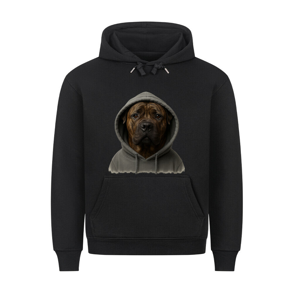 Premium Hoodie "Presa Canario - Hooded" Schwarz – hunde-shirt.de