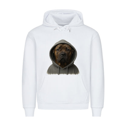 Premium Hoodie "Presa Canario - Hooded" Weiß – hunde-shirt.de
