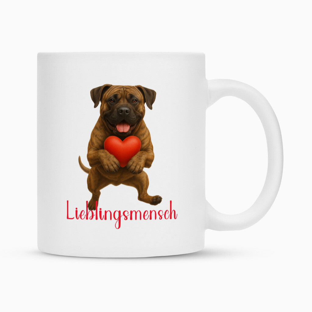 Tasse "Presa Canario - Lieblingsmensch" Weiß – hunde-shirt.de