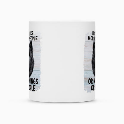 Tasse "Schäferhund schwarz - Morning People" – hunde-shirt.de