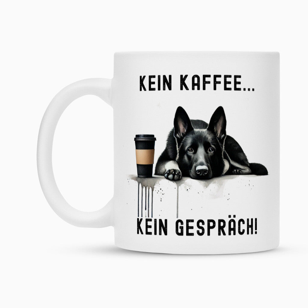 Tasse "Schäferhund schwarz - Kein Kaffee..." – hunde-shirt.de