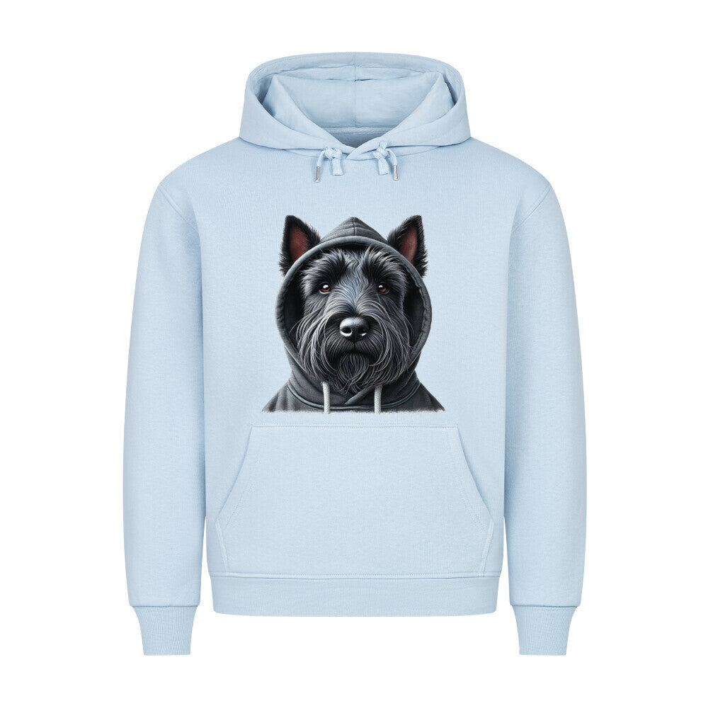 Premium Hoodie "Scottish Terrier - Hooded" Babyblau – hunde-shirt.de