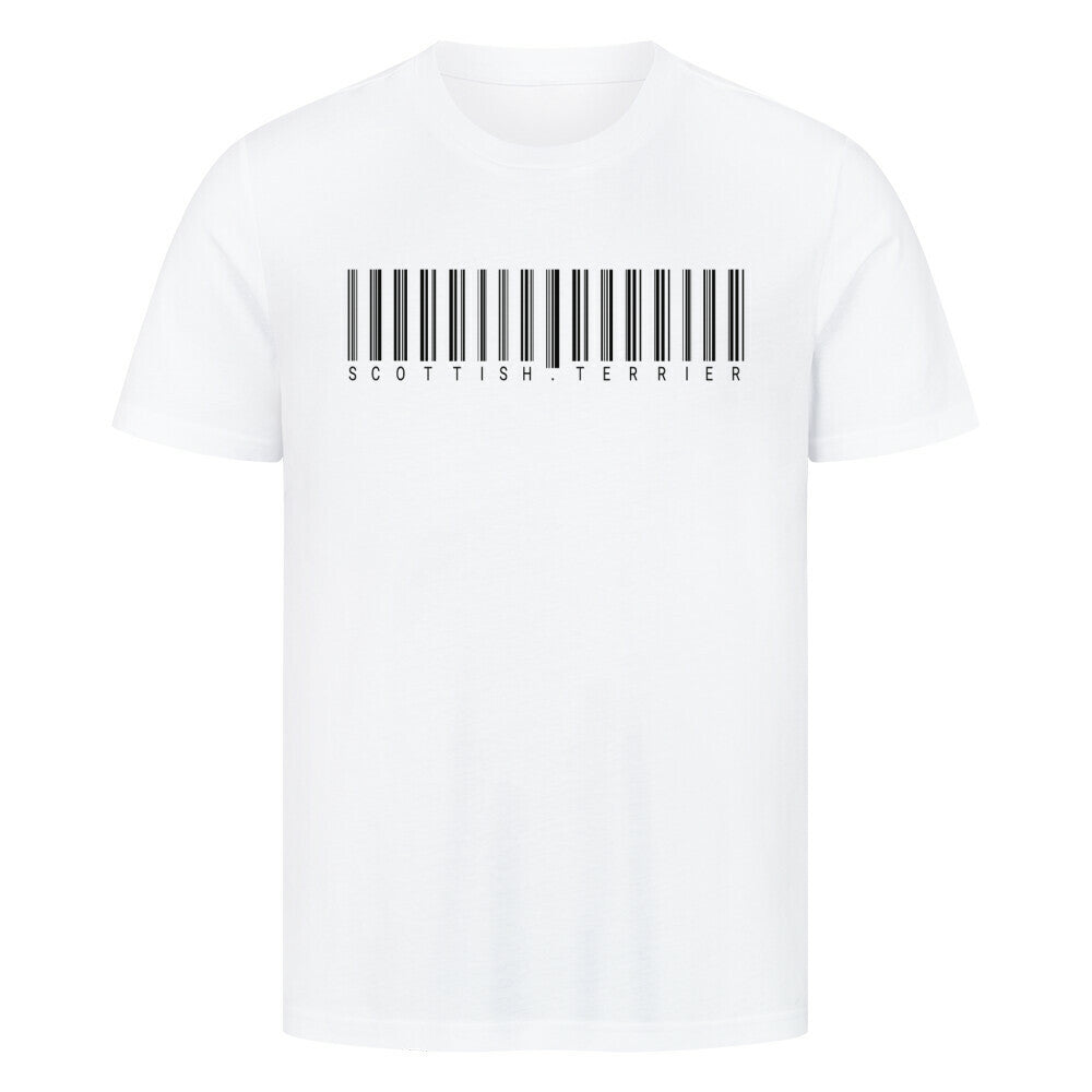 Premium T-Shirt "Scottish Terrier - Scan" Weiß – hunde-shirt.de