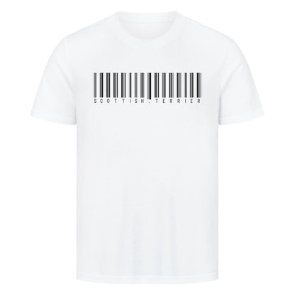 Premium T-Shirt "Scottish Terrier - Scan" Weiß – hunde-shirt.de