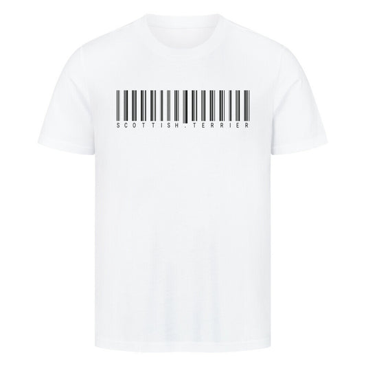 Premium T-Shirt "Scottish Terrier - Scan" Weiß – hunde-shirt.de
