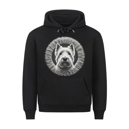 Premium Hoodie "Scottish Terrier - Bright II" Schwarz – hunde-shirt.de