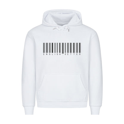 Premium Hoodie "English Setter - Scan" Weiß – hunde-shirt.de