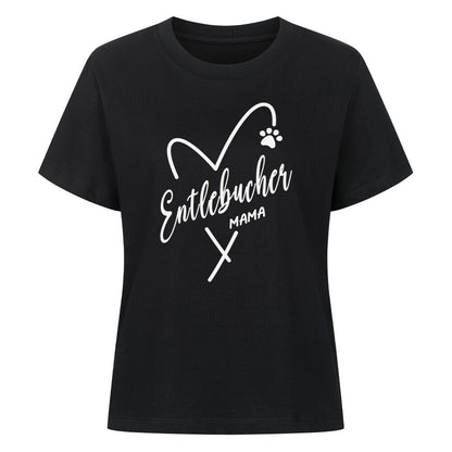 Premium Damen-Shirt "Entlebucher - Mama" Schwarz – hunde-shirt.de
