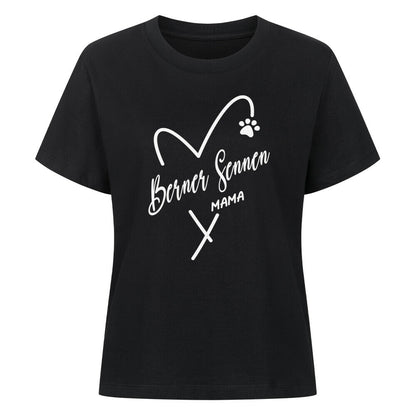 Premium Damen-Shirt "Berner Sennen - Mama" Schwarz – hunde-shirt.de