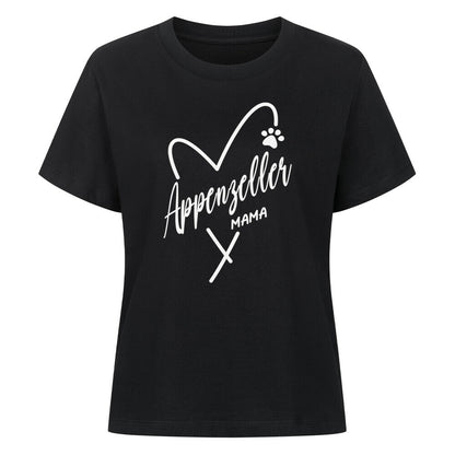 Premium Damen-Shirt "Appenzeller - Mama" Schwarz – hunde-shirt.de