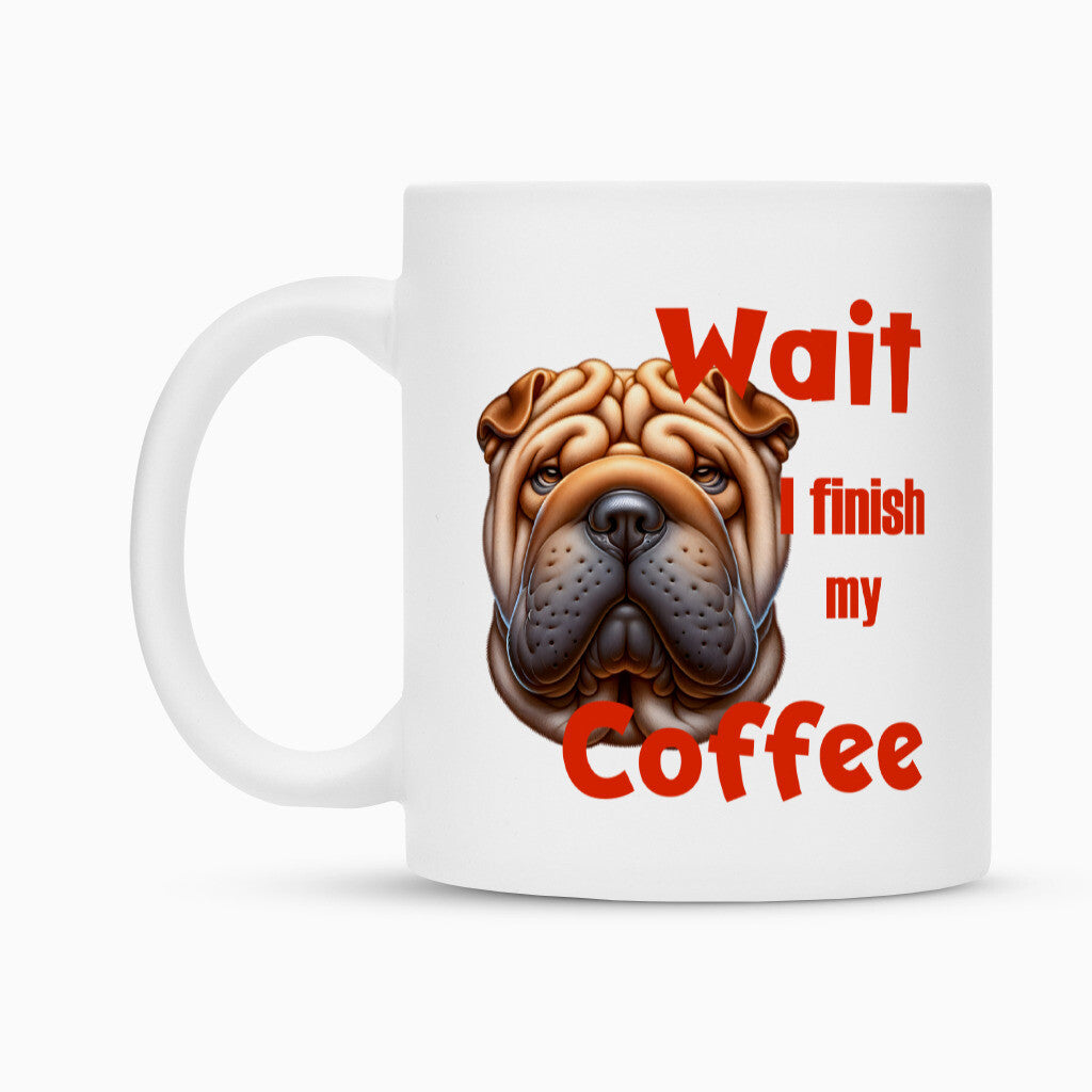 Tasse "Shar Pei - Wait..." – hunde-shirt.de