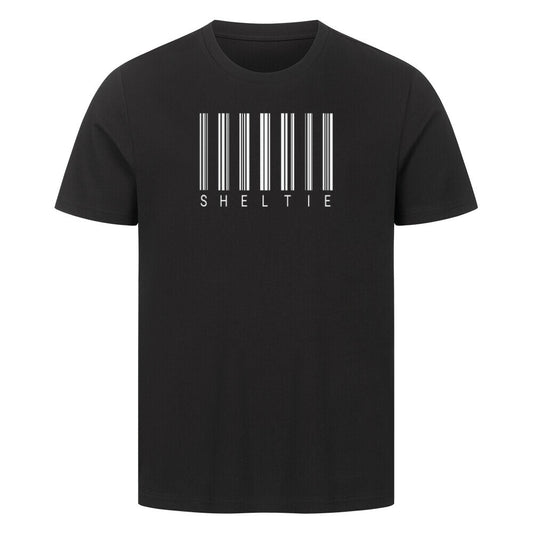 Premium T-Shirt "Sheltie - Scan" Schwarz – hunde-shirt.de