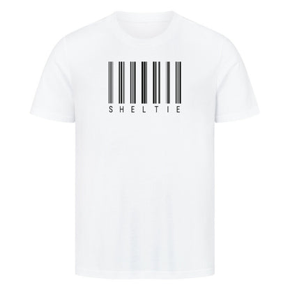 Premium T-Shirt "Sheltie - Scan" Weiß – hunde-shirt.de