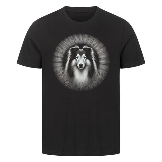 Premium T-Shirt "Sheltie - Bright" Schwarz – hunde-shirt.de