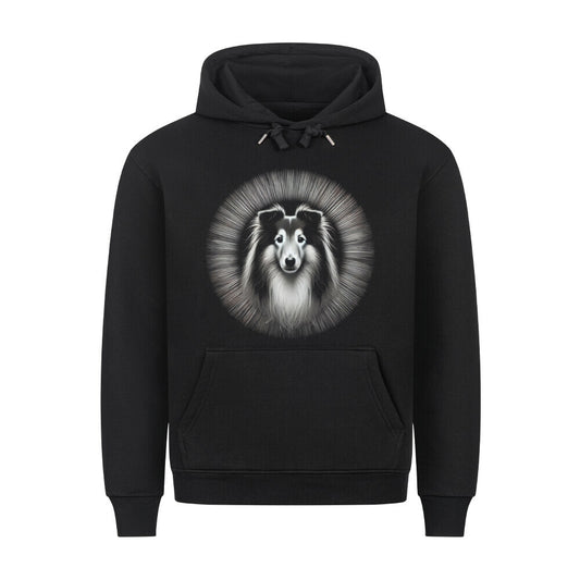 Premium Hoodie "Sheltie - Bright" Schwarz – hunde-shirt.de