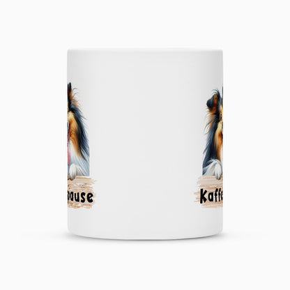 Tasse "Sheltie - Kaffeepause" – hunde-shirt.de