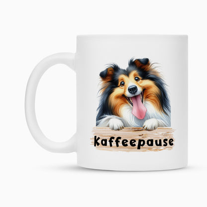 Tasse "Sheltie - Kaffeepause" – hunde-shirt.de