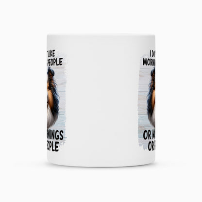 Tasse "Sheltie - Morning People" – hunde-shirt.de