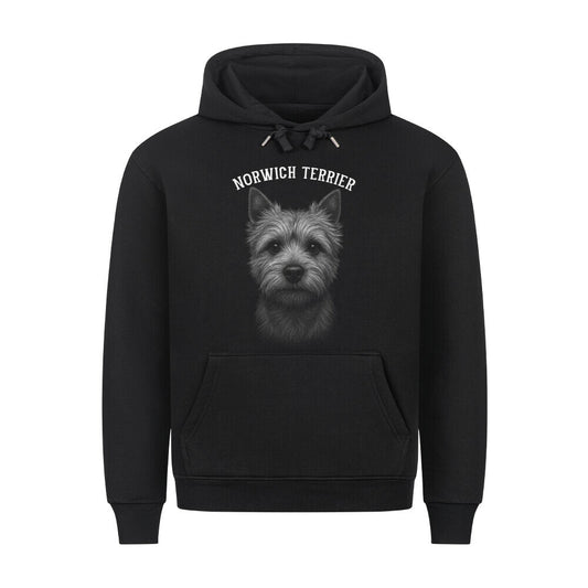 Premium Hoodie "Norwich Terrier - Pure" Schwarz – hunde-shirt.de