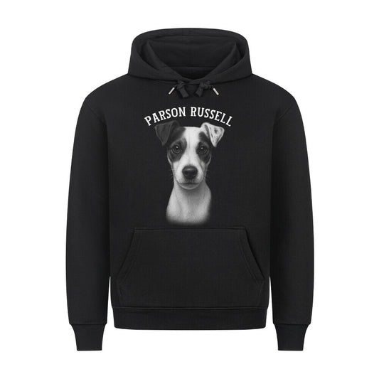 Premium Hoodie "Parson Russell - Pure" Schwarz – hunde-shirt.de
