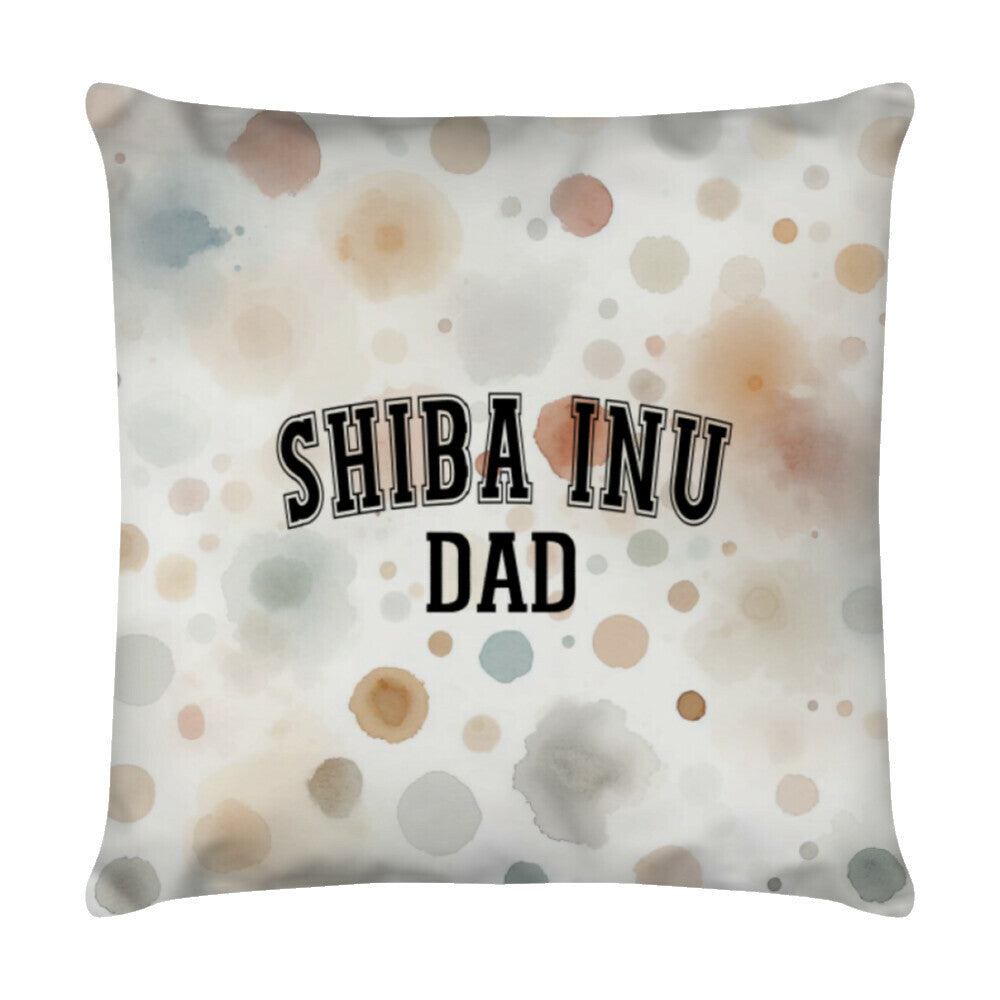 Kissen "Shiba Inu - DAD" Weiß – hunde-shirt.de