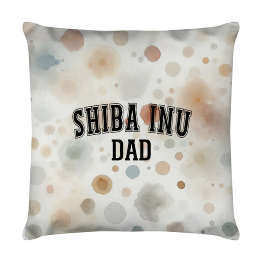 Kissen "Shiba Inu - DAD" Weiß – hunde-shirt.de