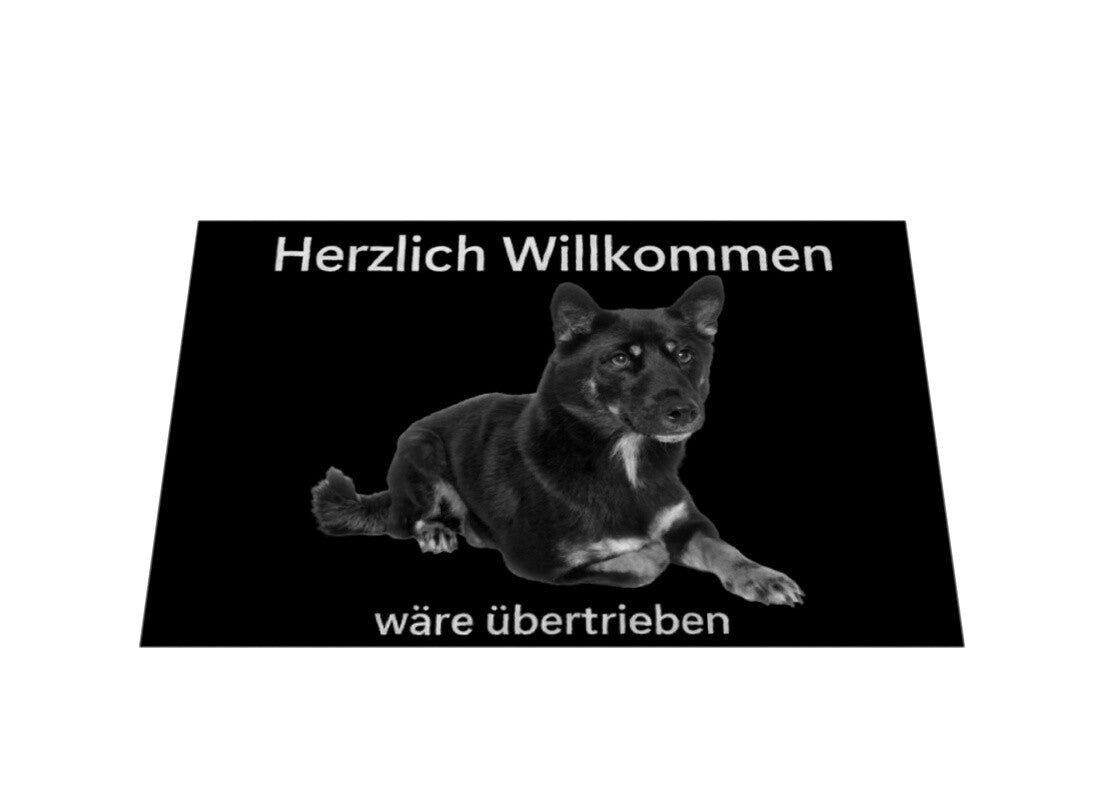 Fußmatte "Shiba Inu - Übertrieben..." – hunde-shirt.de