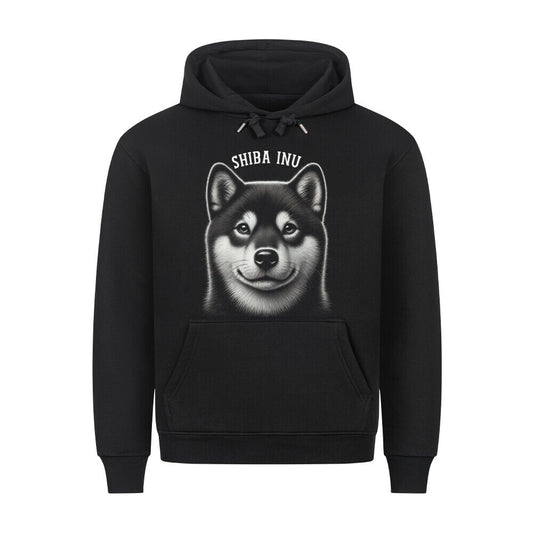 Premium Hoodie "Shiba Inu - Pure" Schwarz – hunde-shirt.de