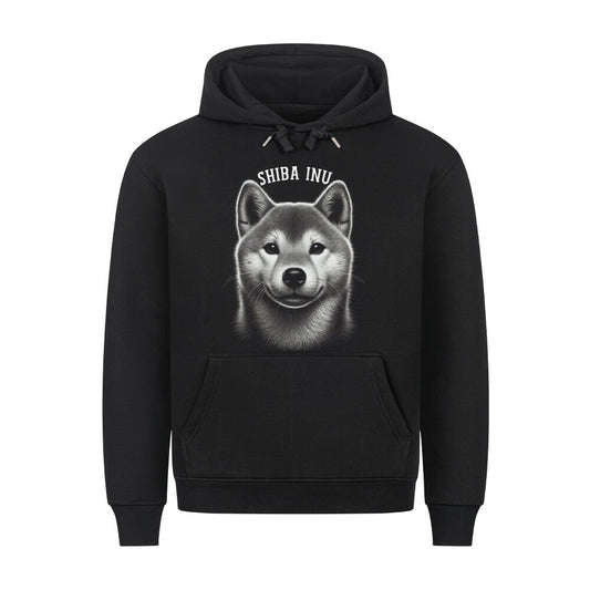 Premium Hoodie "Shiba Inu - Pure II" Schwarz – hunde-shirt.de