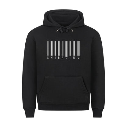 Premium Hoodie "Shiba Inu - Scan" Schwarz – hunde-shirt.de