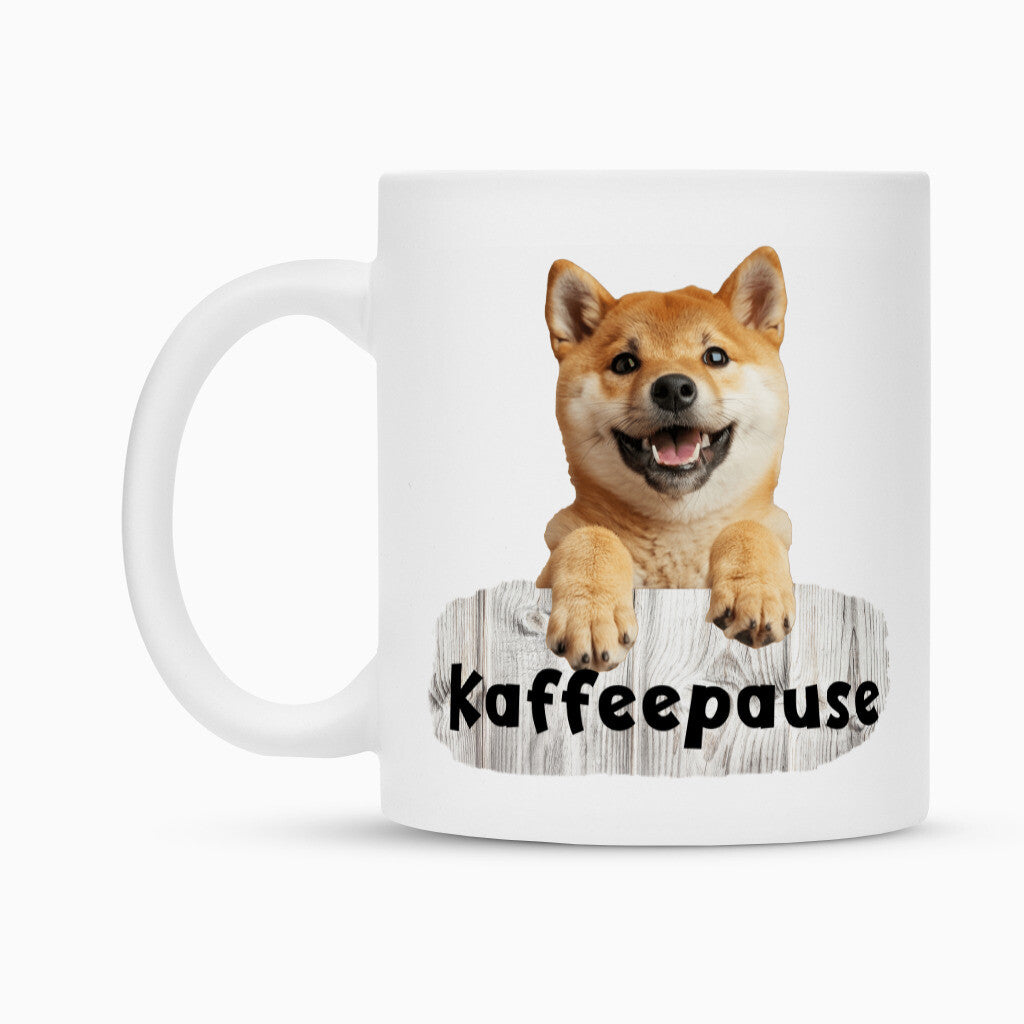 Tasse "Shiba Inu - Kaffeepause" – hunde-shirt.de