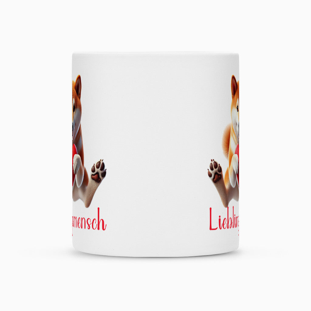 Tasse "Shiba Inu - Lieblingsmensch" – hunde-shirt.de
