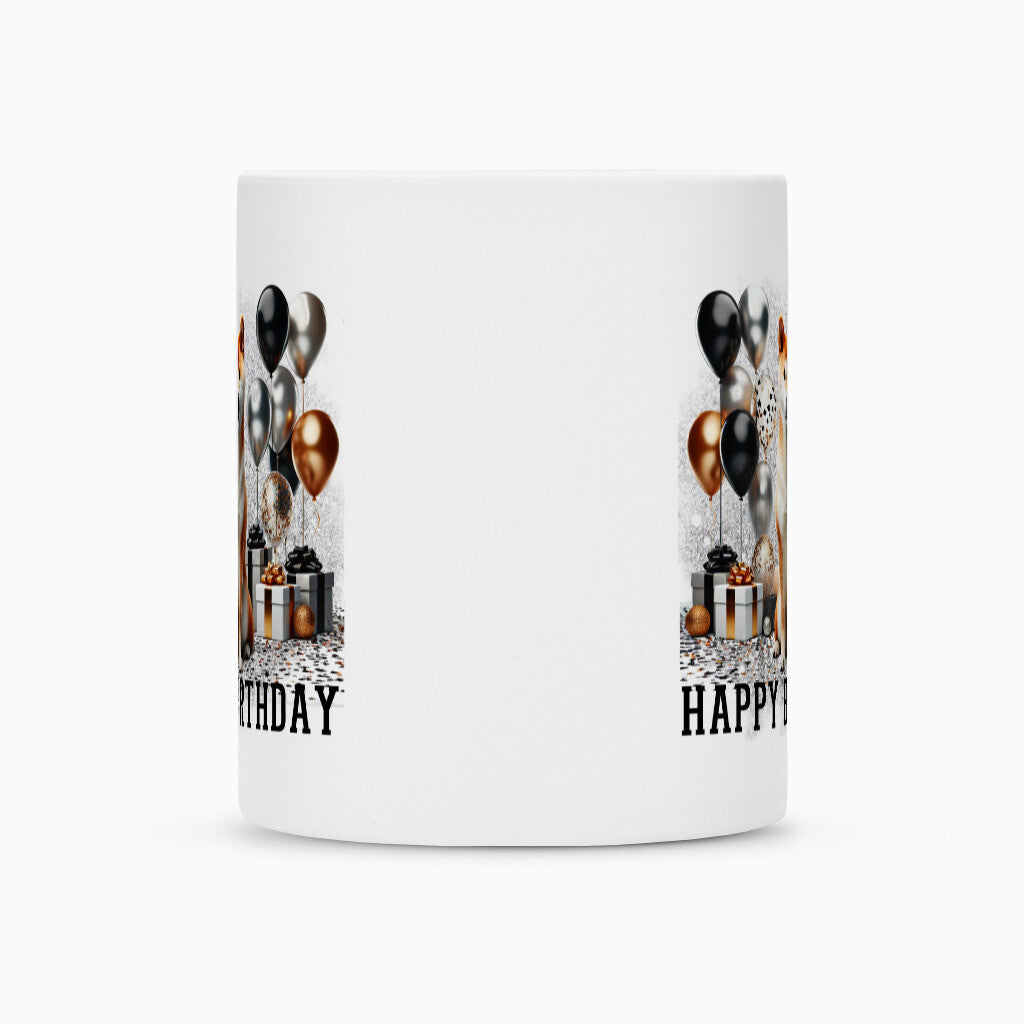 Tasse "Shiba Inu - Happy Birthday" – hunde-shirt.de