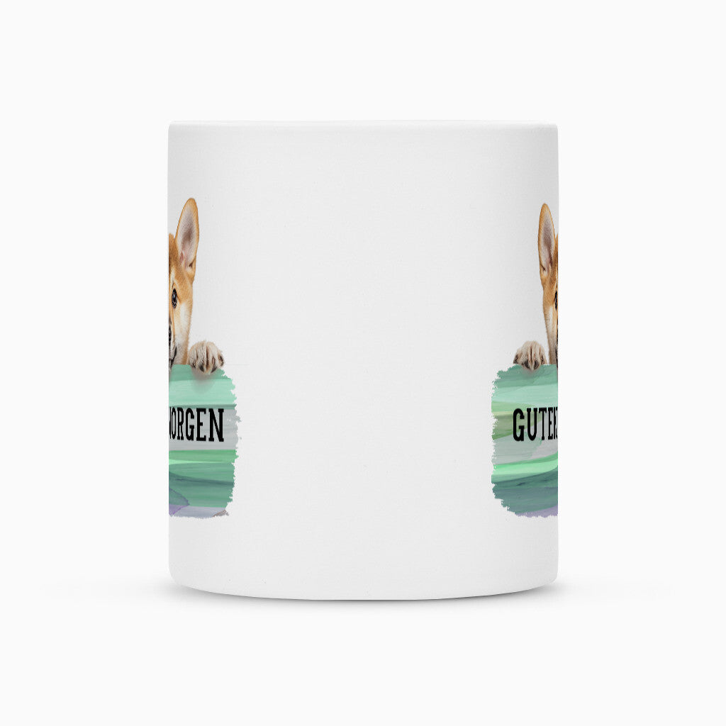 Tasse "Shiba Inu - Guten Morgen" – hunde-shirt.de