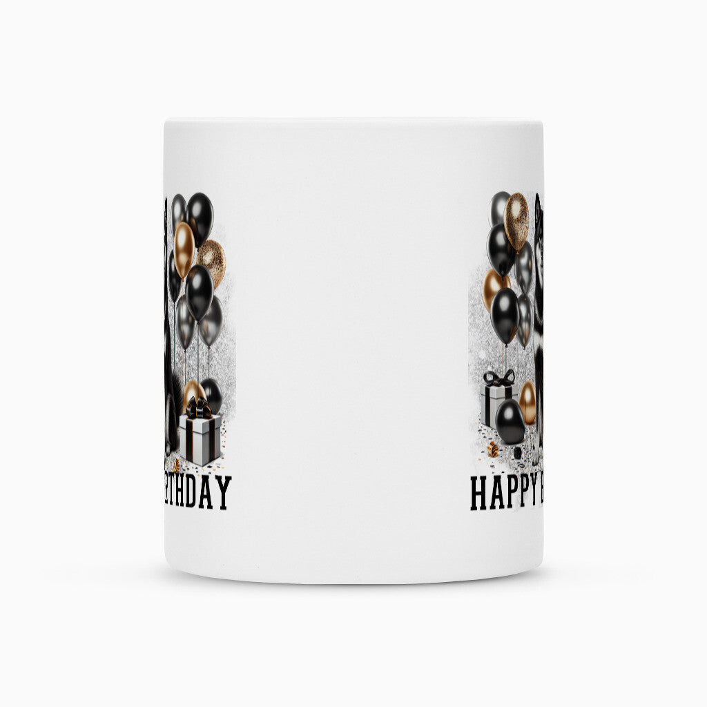 Tasse "Shiba Inu - Happy Birthday II" – hunde-shirt.de