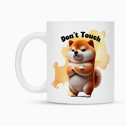 Tasse "Shiba Inu - Don´t touch" – hunde-shirt.de