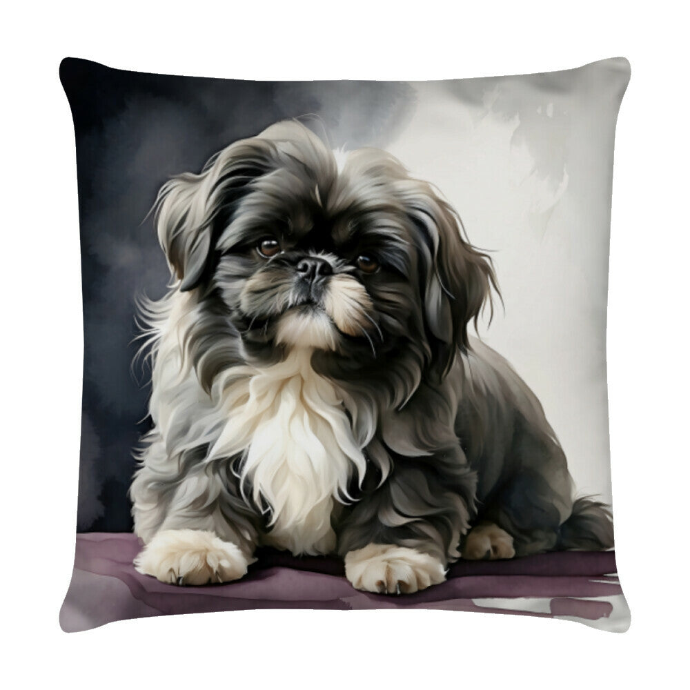 Kissen "Shih Tzu - Liebe" Weiß – hunde-shirt.de