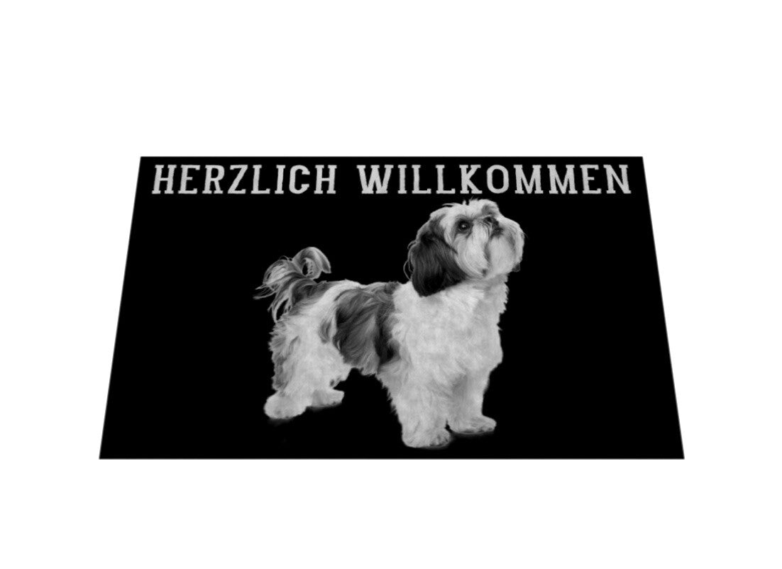 Fußmatte "Shih Tzu - Herzlich Willkommen" – hunde-shirt.de