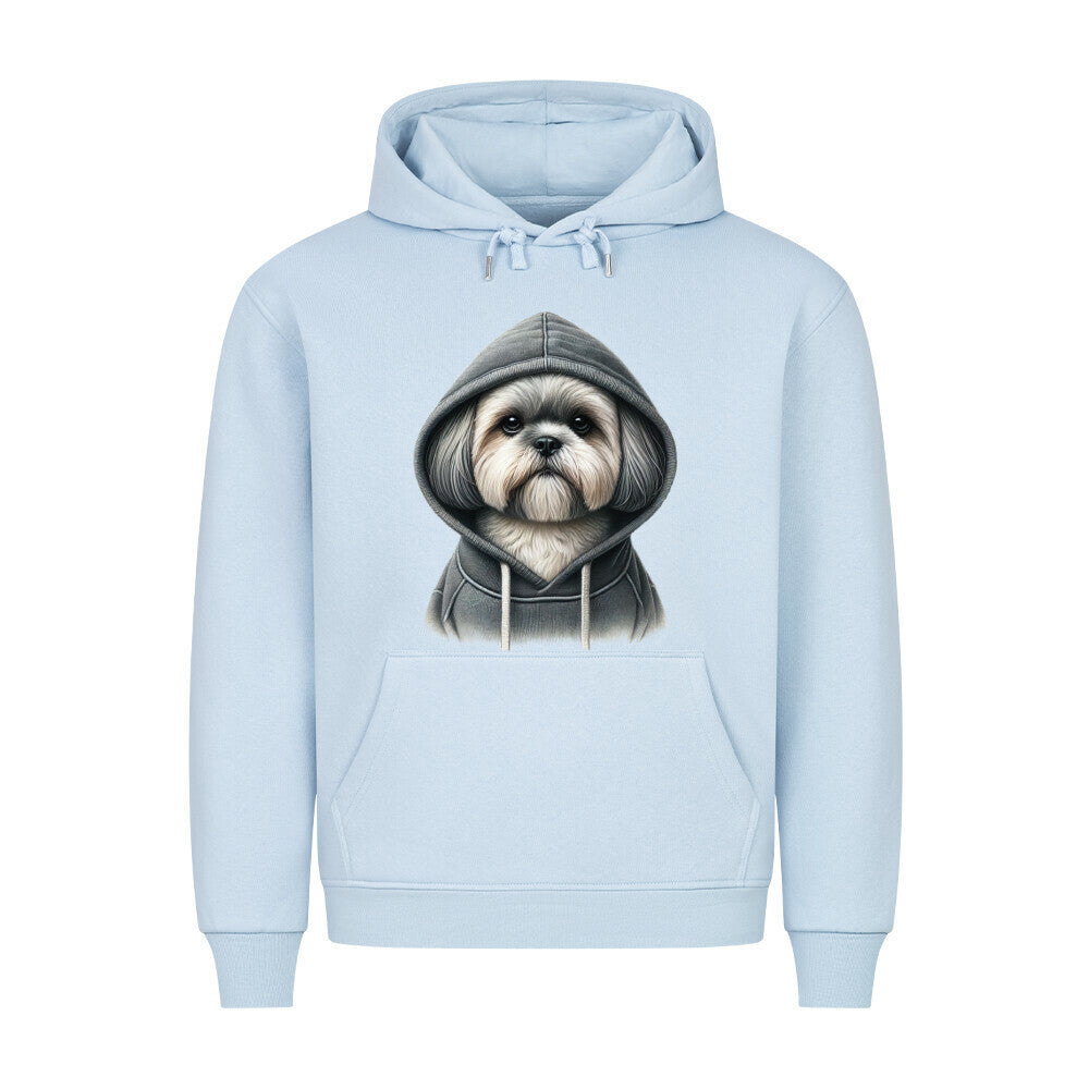 Premium Hoodie "Shih Tzu - Hooded" Babyblau – hunde-shirt.de