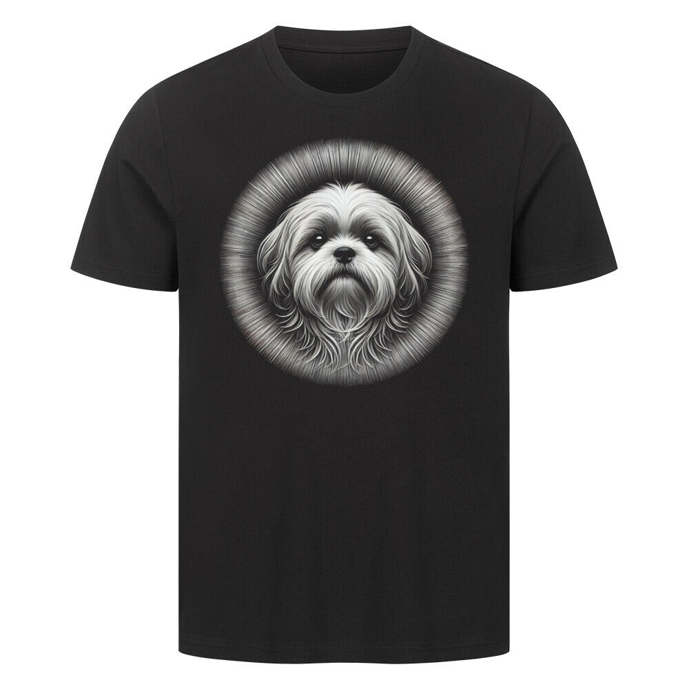 Premium T-Shirt "Shih Tzu - Shine" Schwarz – hunde-shirt.de