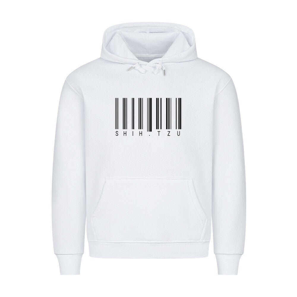 Premium Hoodie "Shih Tzu - Scan" Weiß – hunde-shirt.de