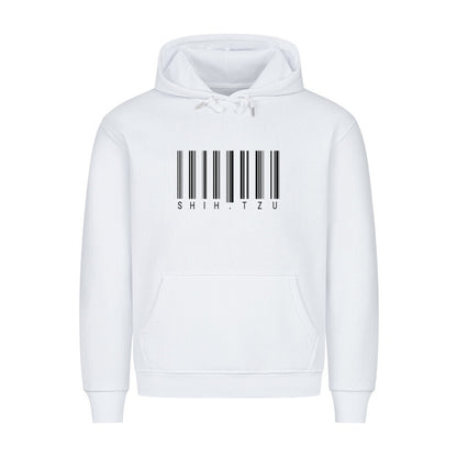 Premium Hoodie "Shih Tzu - Scan" Weiß – hunde-shirt.de