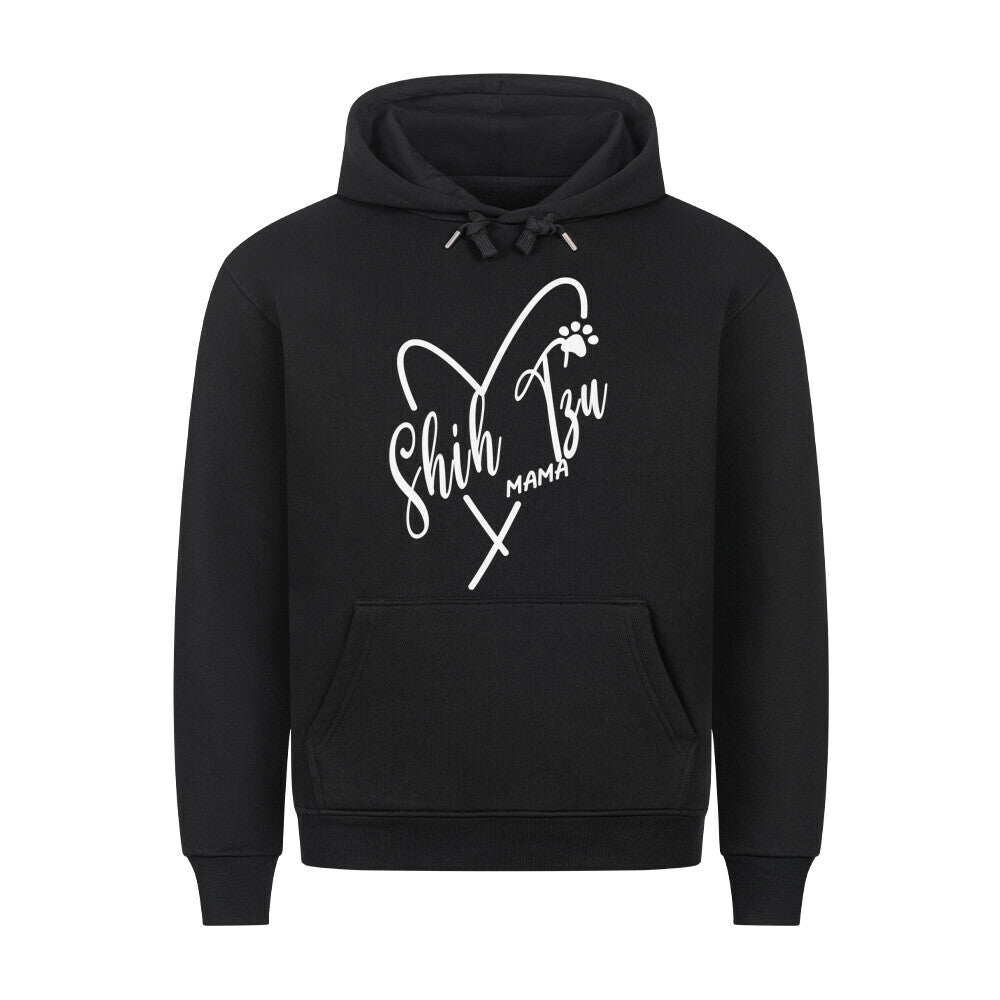 Premium Hoodie "Shih Tzu - Mama" Schwarz – hunde-shirt.de