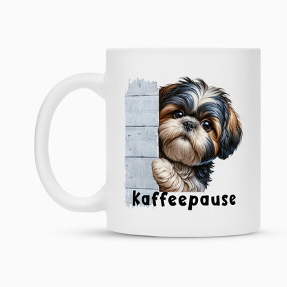 Tasse "Shih Tzu - Kaffeepause" – hunde-shirt.de