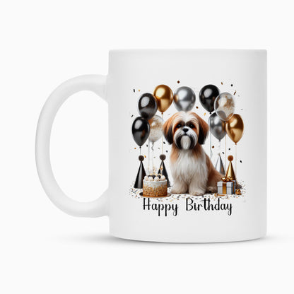 Tasse "Shih Tzu - Happy Birthday" – hunde-shirt.de