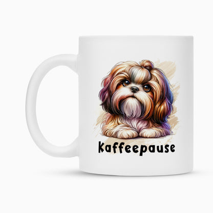 Tasse "Shih Tzu - Kaffeepause" – hunde-shirt.de
